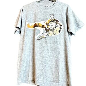 Y2K FIVE FOUR Graffiti Stoner Graphic T Shirt 2000s Double Sided Size Large USA